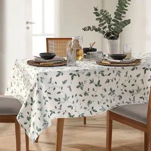 Toalha de Mesa Quadrada Clean Athenas Botânica 01 Estampada 140x140cm 30013776 - Döhler