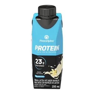 Bebida Láctea Piracanjuba Protein Baunilha Zero Lactose 250ml