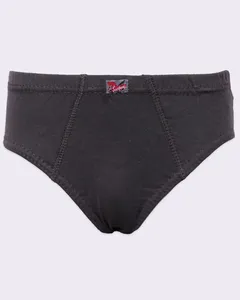 Cueca Infantil Slip Tamanho 6 Lisa Cinza 6