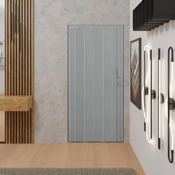 Porta Sanfonada De Pvc 72x210cm Bariri - Tk