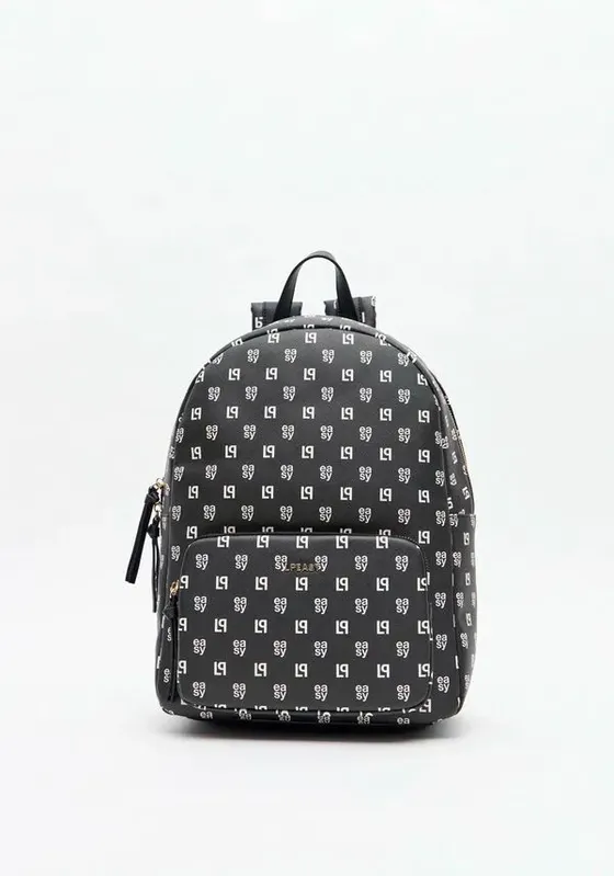 Mochila Com Monograma Easy Preto U