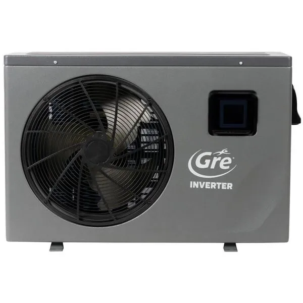Bomba Trocador De Calor Gre 7 Inverter 23800 Btu Piscina Até 35.000 Litros Gre 220V