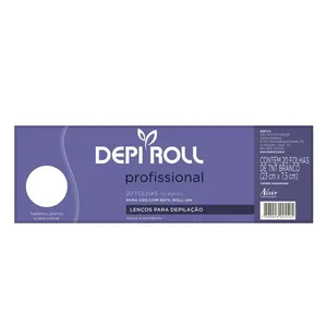 Lenço Para Depilação Depi Roll com 20 unidades