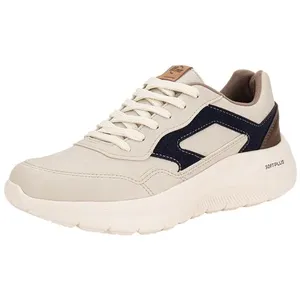 Tênis Masculino BRSport 60000111 BEGE/AZUL 43