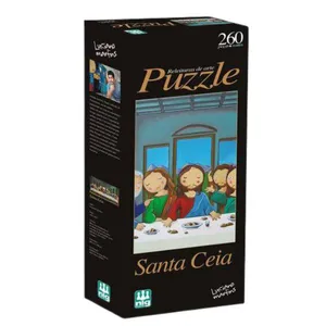 Quebra-Cabeça Santa Ceia 260 Peças - Nig Brinquedos