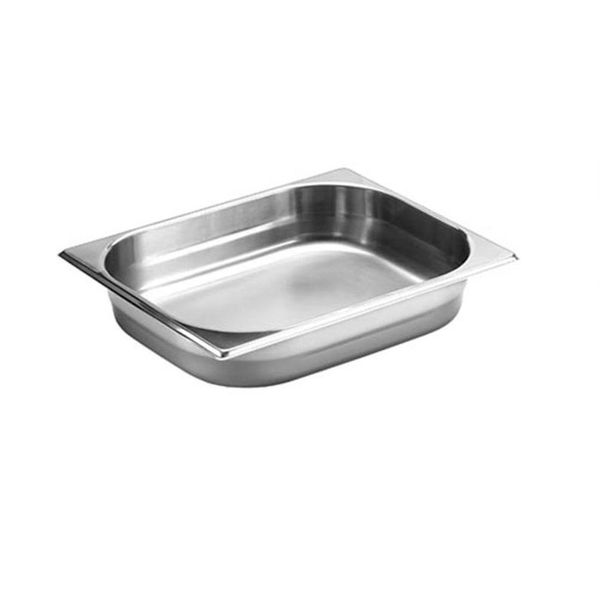 Kit 2 Cuba Gastronomica Inox Gn 1/2 X 65mm - Brasinox