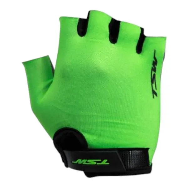 Luva MTB Ciclista JPP TSW DM Verde E Cinza Kids (MP)
