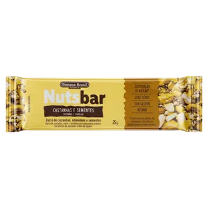 Barra de Nuts Castanhas e Sementes Nutsbar - 25g