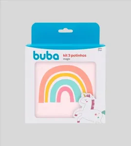 Kit Potinhos Magic Unicórnio com 3 unidades Unicórnio