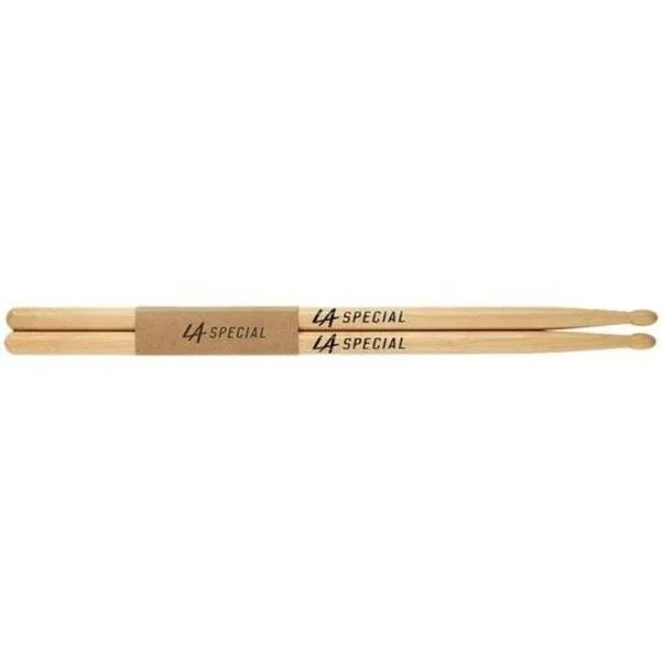 Baqueta para Bateria La Special La5aw Hickory para Rock, Pop, Country e Prática em Pad com Modelo Econômico de Alta Baqueta para Bateria La Special La5aw em Madeira Hickory com Modelo Econômico de Alta Durabilidade