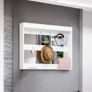 Espelheira Moderna E Elegante Manu Branca