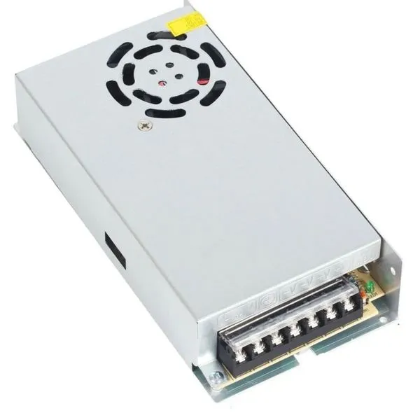 Fonte Chaveada Colmeia Briwax BT1230 para Câmeras LED Som 12V 30A 360W Bivolt Prata Fonte Chaveada Colmeia Briwax BT1230 12V 30A 360W Bivolt Prata