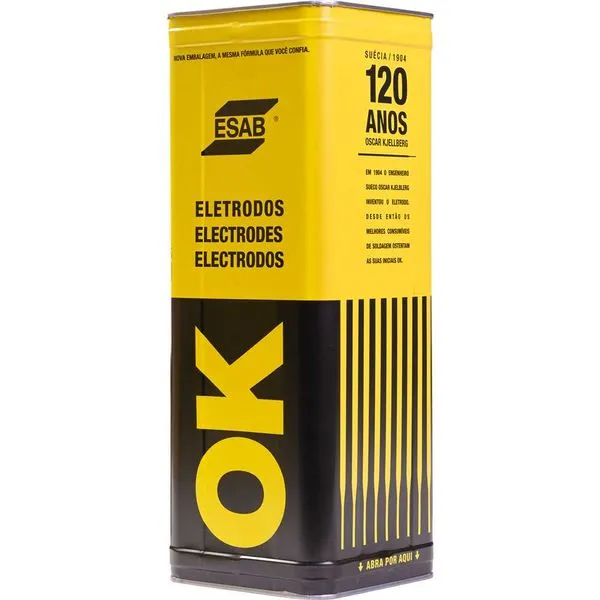 Eletrodo revestido para aço carbono E6010 OK2245P com 2,50 mm 20 ESAB