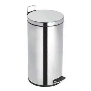 Lixeira C/pedal 15l Inox Viel R.3585
