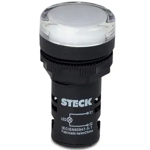 Sinalizador LED 110V Branco - SLDS1105 - STECK