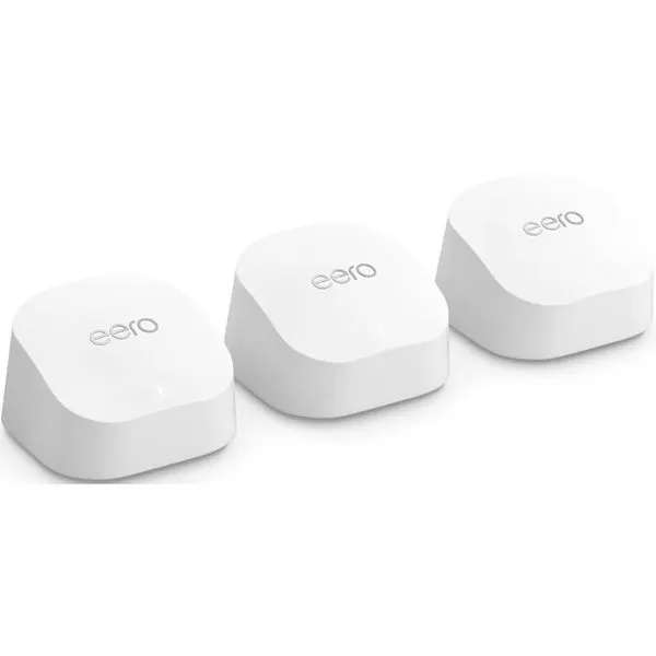 Sistema Wi-Fi Eero 3 Unidades 6+ 4500 Pés Branco A-MBI