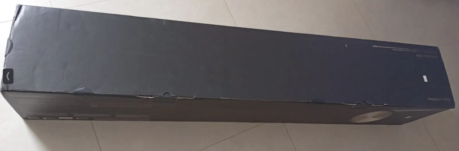 Caixa Aberta - Soundbar Bowers &amp; Wilkins Formation Bar