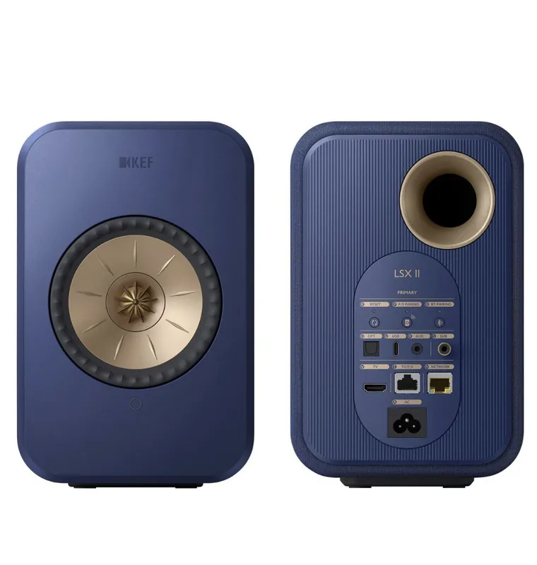 KEF LSX II Sistema de Alto-falantes Hi-Fi sem fio ( Cobalt Blue )