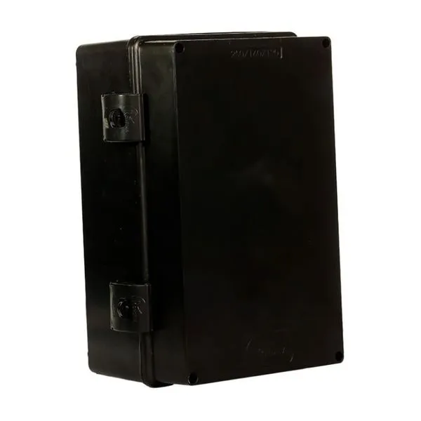 Caixa de Passagem Ip68 Rohdbox 250x160x120mm Vedação para Conexões Elétricas e Eletrônicas Preta Rohdina Caixa de Passagem Ip68 Rohdbox 250x160x120mm para Conexões Elétricas e Eletrônicas Preta Rohdina