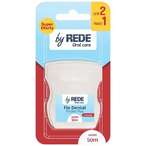Fio Dental By REDE Oral Care Pocket Plus 50m – Leve 2 Pague 1