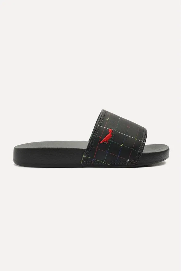 Chinelo Rmi Slide #1298 Preto/Preto - 35/36