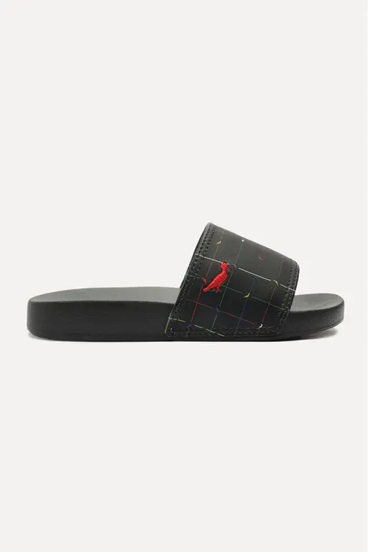 Chinelo Rmi Slide #1298 Preto/Preto - 31/32