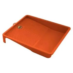 Bandeja Para Pintura Grande 23cm Laranja - 2,7 Litros - Plástico Reciclado