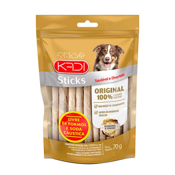 Petisco Kadi Sticks Osso Original 70g STICKS KADI OSSO ORIGINAL 70G