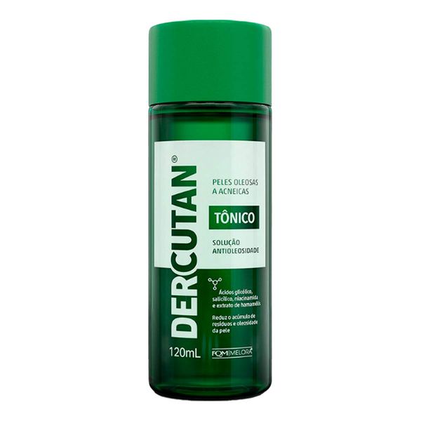 Tônico Facial FQM Melora Dercutan Antioleosidade 120ml