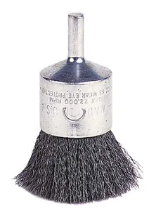 Escova Pincel 19mm fio 0,15 haste 6 mm ondulado aço 10017 - Weiler