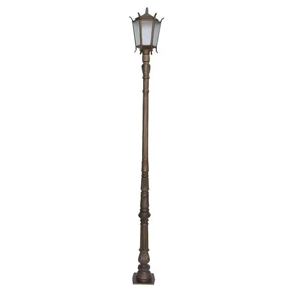 Poste Colonial Las Vegas para Jardim de Alumínio Fundido 2,50m Resistente à Maresia Luminárias N. Sra. da Guia Poste Colonial Las Vegas para Jardim Alumínio Fundido 2,50m Luminárias N. Sra. da Guia