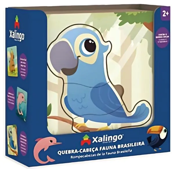 Quebra-Cabeça Fauna Brasileira Modelos Diversos