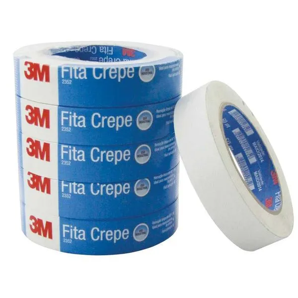 Fita crepe 24 mm x 50 m uso industrial 2352 - 3M