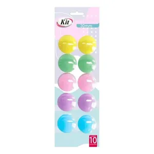 Imã IMA Imã Colorido 30mm 10 Unidades IMA com Forte Aderência para Geladeiras Quadros e Lousas Colorido Imã IMA Imã Colorido 30mm 10 Unidades IMA para Geladeiras Quadros e Lousas Colorido