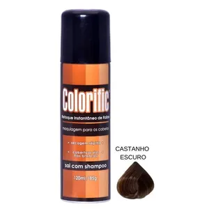 Retoque Capilar Colorific Spray Castanho Escuro