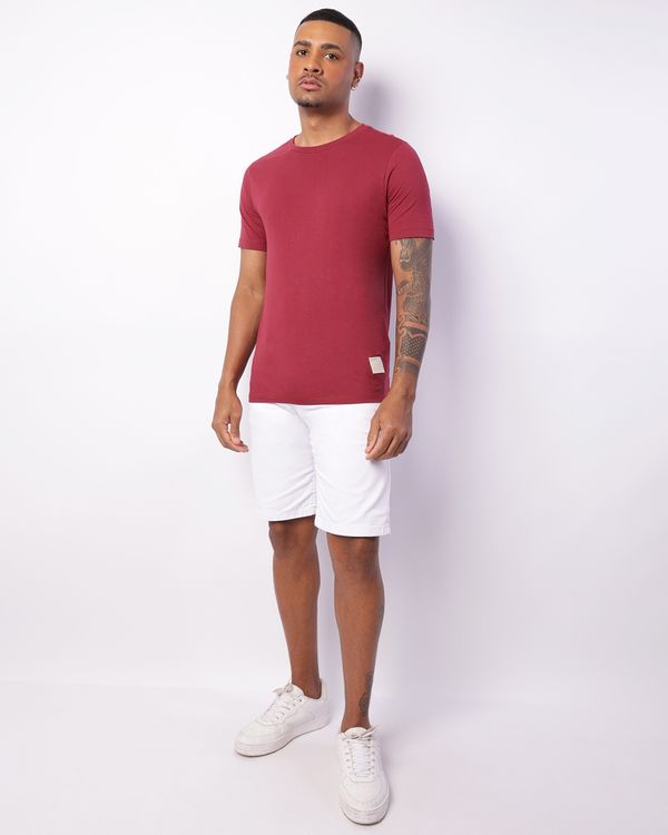 Bermuda Sarja Masculina Reta Branca 46