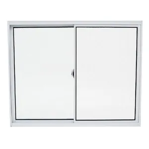 Janela de Correr 2 Folhas sem Grade Alumínio Branco Quality Janela de Correr 2 Folhas sem Grade Alumínio Branco 100x100cm