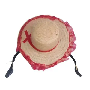 Chapéu Palha Trança Infantil - Brdecor