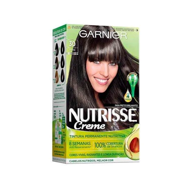 Tintura Nutrissee Kit 30 Castanho Escuro TINT NUTRISSE KIT 30