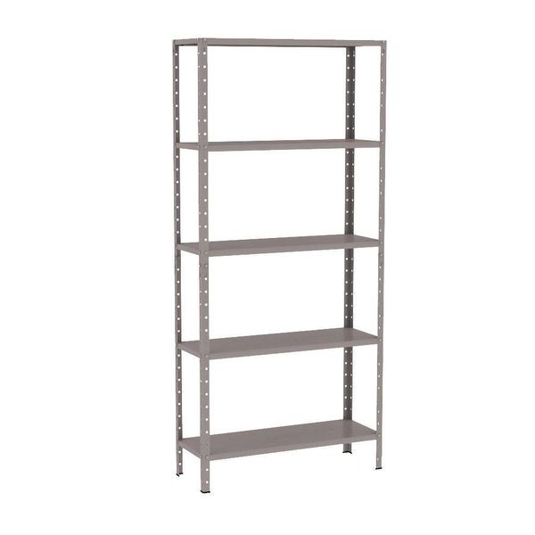 Estante Aço 5 Prateleiras Livros Cozinha Quarto Eaf005 Cinza