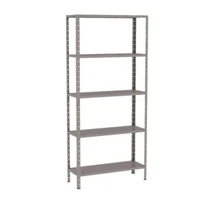 Estante Aço 5 Prateleiras Livros Cozinha Quarto Eaf005 Cinza