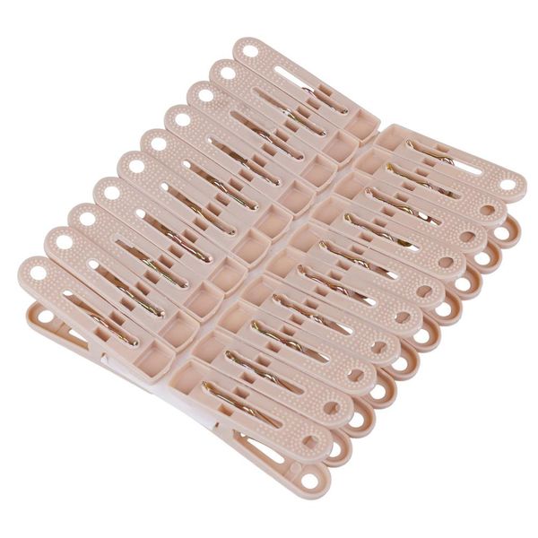 Conjunto 20 Prendedores Uz Utilidades 7016 Bege