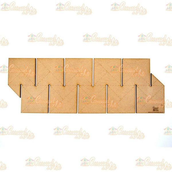Régua Para Barrado Duplo Quadrado M