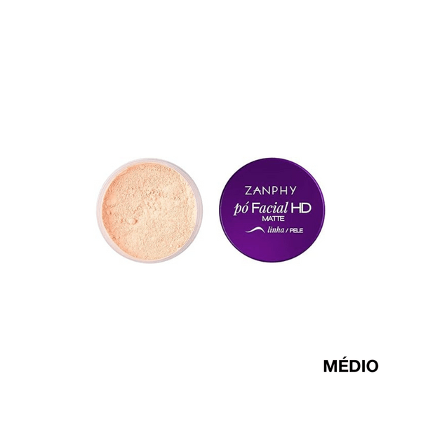 Pó Facial HD Zanphy Linha Pele - Médio