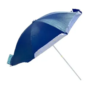 Guarda-Sol Haste Fixa De Poliéster Artrin 240cm Azul ART-24-007B (MP)