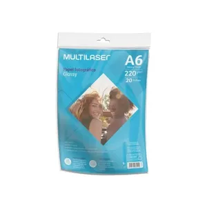 Papel Fotográfico Multilaser Glossy 10x15 20 Folhas PE010 (MP)