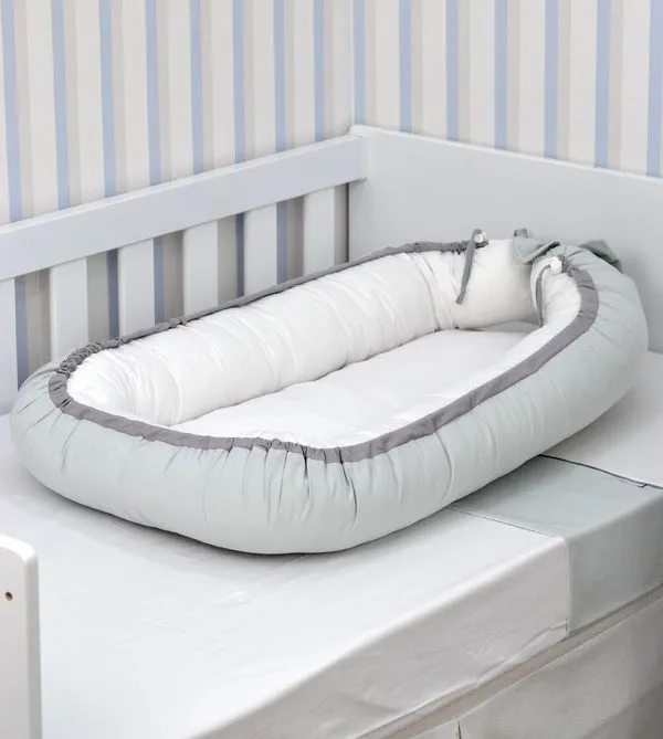 Ninho Mini Berço Básico Chic Cinza