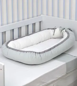 Ninho Mini Berço Básico Chic Cinza