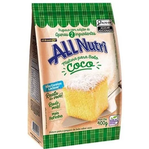 Mistura para Bolo AllNutri Coco 400g