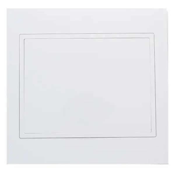 Placa 4x4 Cega com Suporte Branco - RVB-1300/44 - RAVENNA